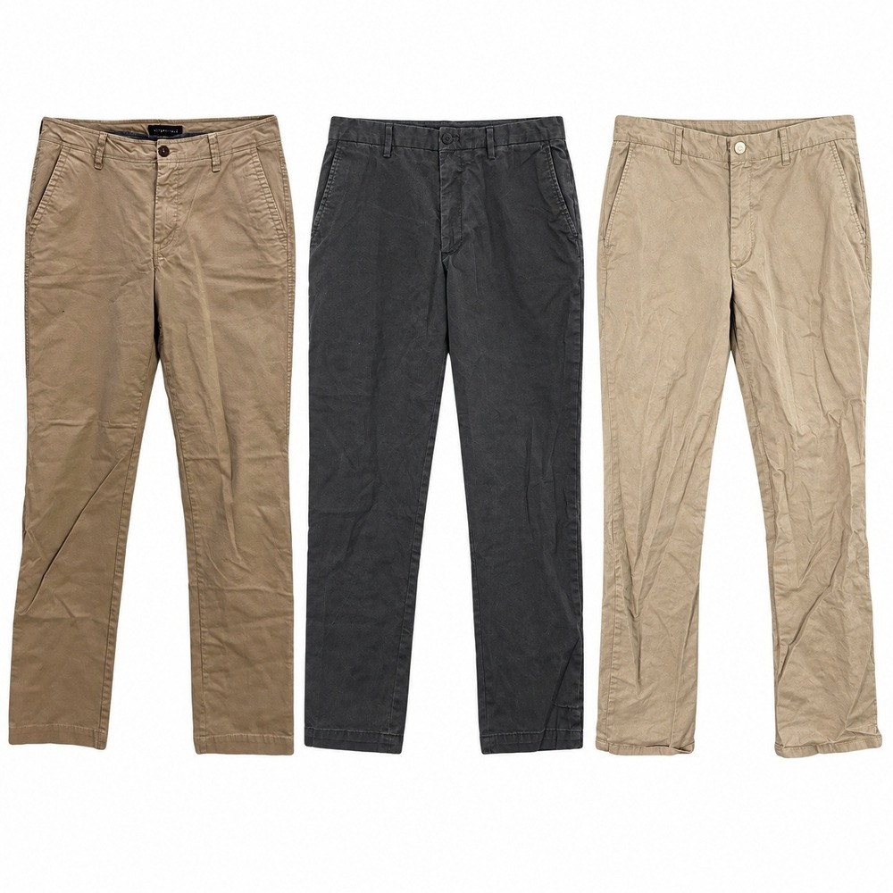 Mixed Brands Lot of 3 Men's 34x32 Pants Aeropostale Banana Republic Chino Cotton